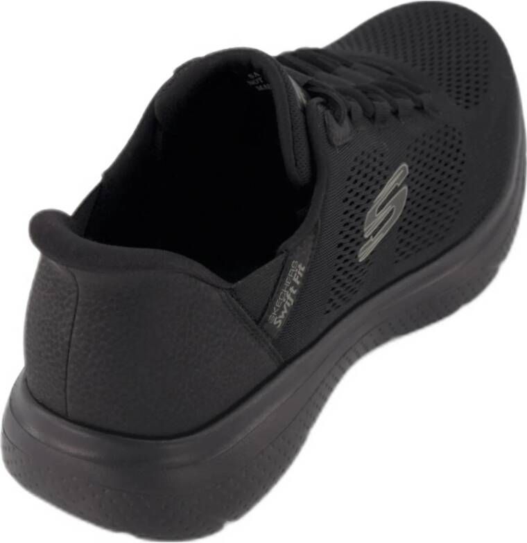 Skechers slip-on sneakers zwart