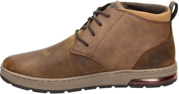 Skechers Streetwear nubuck veterschoenen bruin