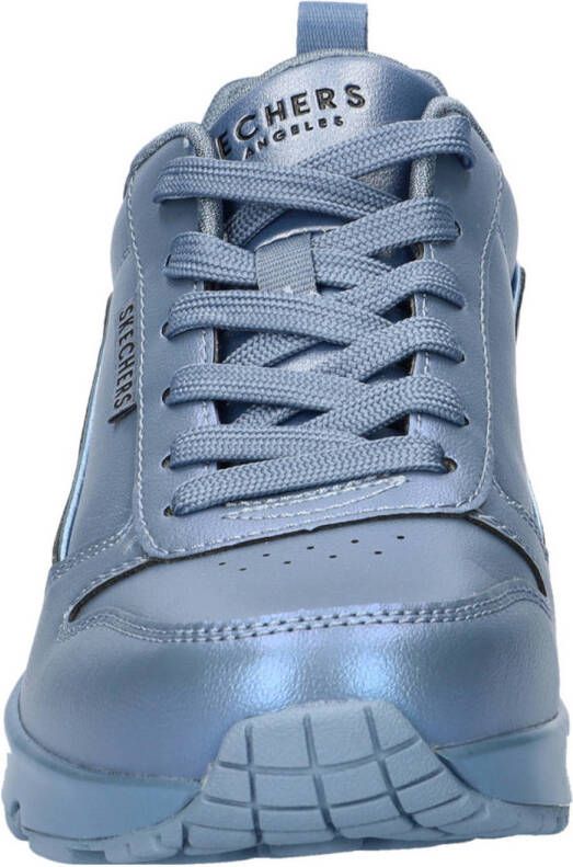 Skechers Uno Galactic sneakers blauw metallic