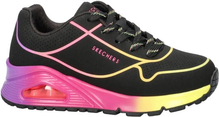 Skechers Uno Gen 1 sneakers zwart multi