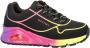 Skechers Uno Gen 1 sneakers zwart multi Meisjes Imitatieleer Meerkleurig 30 - Thumbnail 3