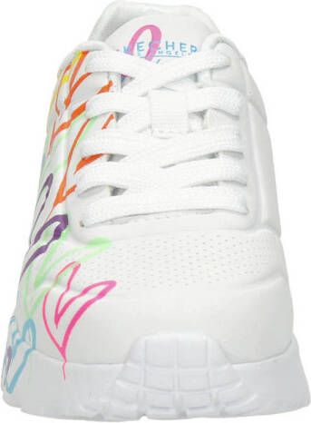 Skechers Uno Lite sneakers wit multi