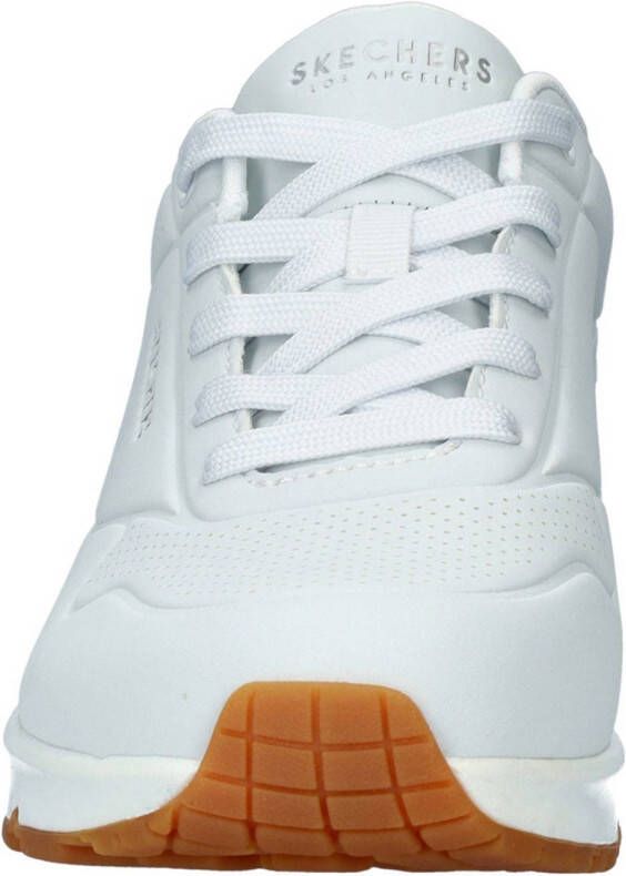 Skechers Uno Wide sneakers wit