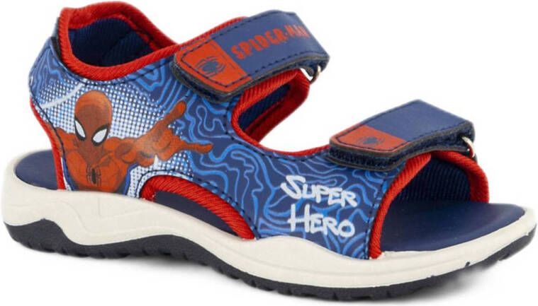 Spiderman sandaal blauw