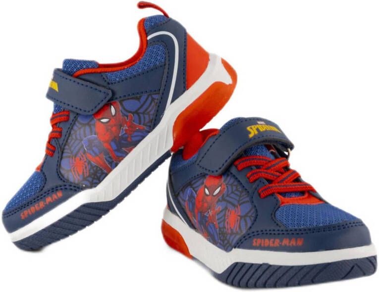 Spiderman sneakers blauw rood