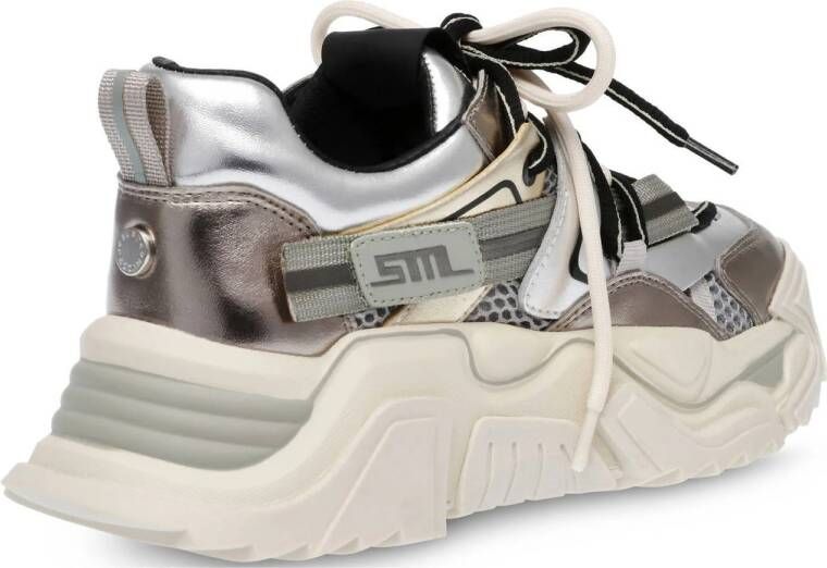 Steve Madden Kingdom-E chunky sneakers zilver