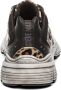 Steve Madden Playa chunky leren sneakers zwart beige - Thumbnail 2