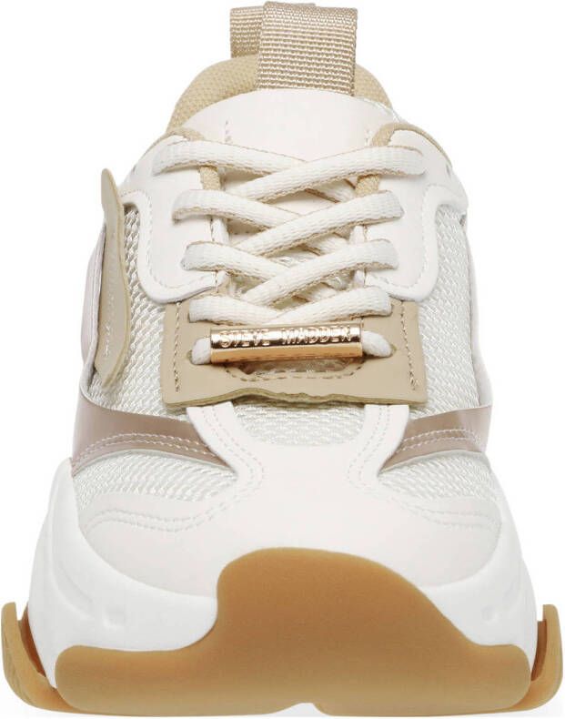 Steve Madden Possession-E chunky sneakers beige wit