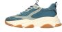 Steve Madden Possession Lage sneakers Leren Sneaker Dames Blauw - Thumbnail 2