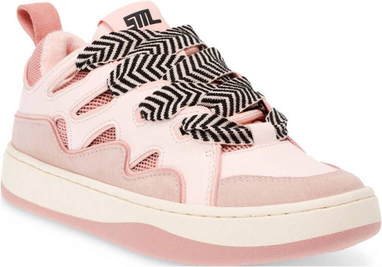 Steve Madden Roaring sneakers lichtroze