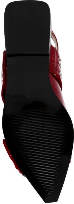 Steve Madden slingback loafers rood