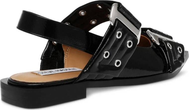 Steve Madden slingback loafers zwart