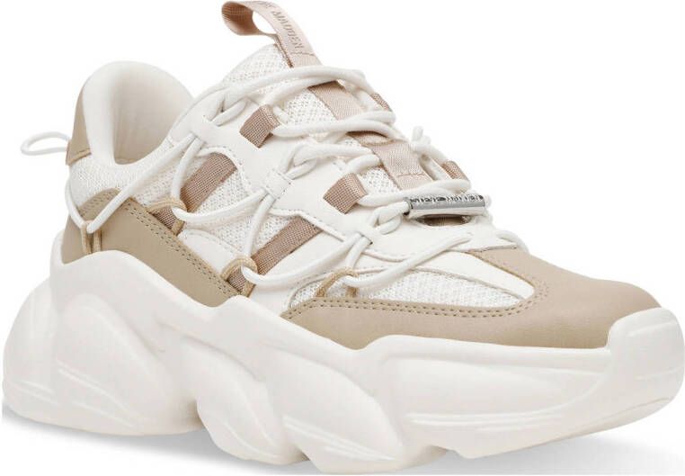 Steve Madden Spectetor chunky sneakers beige wit