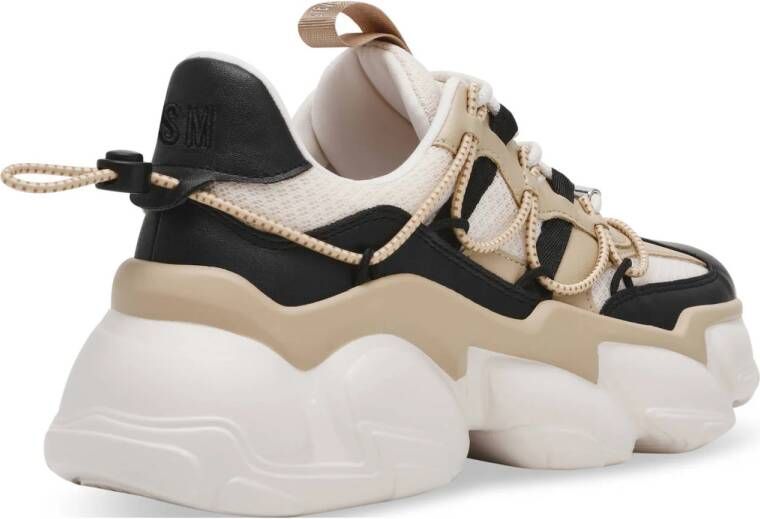 Steve Madden Spectetor chunky sneakers beige zwart