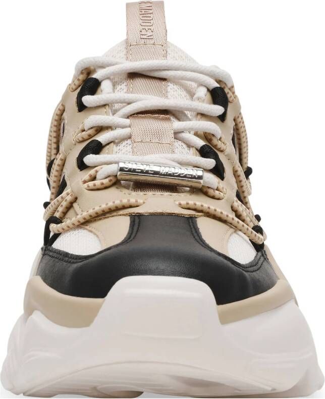 Steve Madden Spectetor chunky sneakers beige zwart