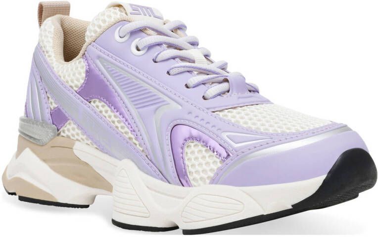 Steve Madden Speedster chunky sneakers wit lavendel