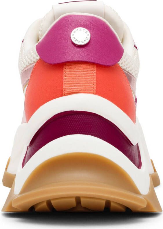 Steve Madden Zoomz chunky sneakers oranje roze