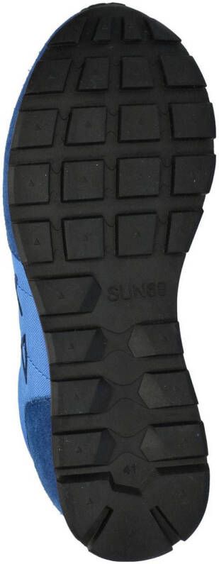 SUN68 Tom Solid suède sneakers blauw