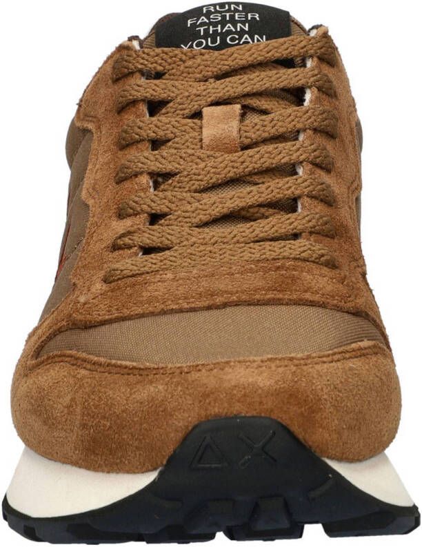 SUN68 Tom Solid suède sneakers cognac