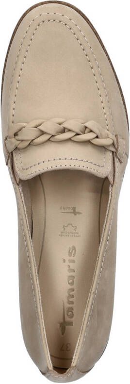 Tamaris nubuck loafers beige