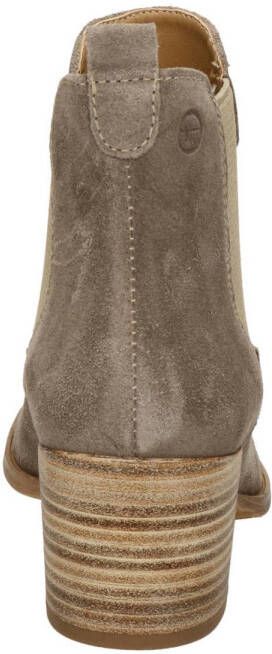 Tamaris suède chelsea boots taupe