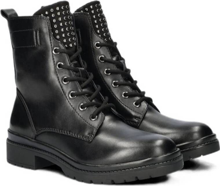 Tamaris veterboots zwart