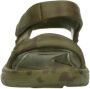 Teva Hurricane Drift sandalen met camouflage print groen - Thumbnail 3