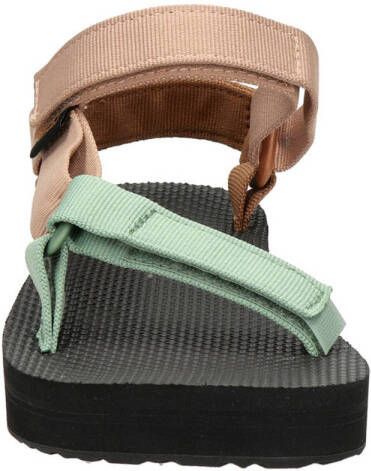 Teva Midform Universal sandalen beige lichtgroen