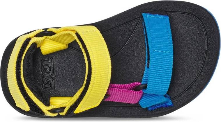 Teva sandalen geel blauw roze