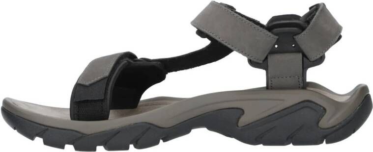 Teva Terra FI 5 universal leren sandalen zwart grijs