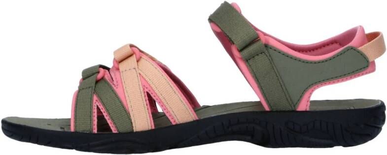 Teva Tirra sandalen olijfroen zalm