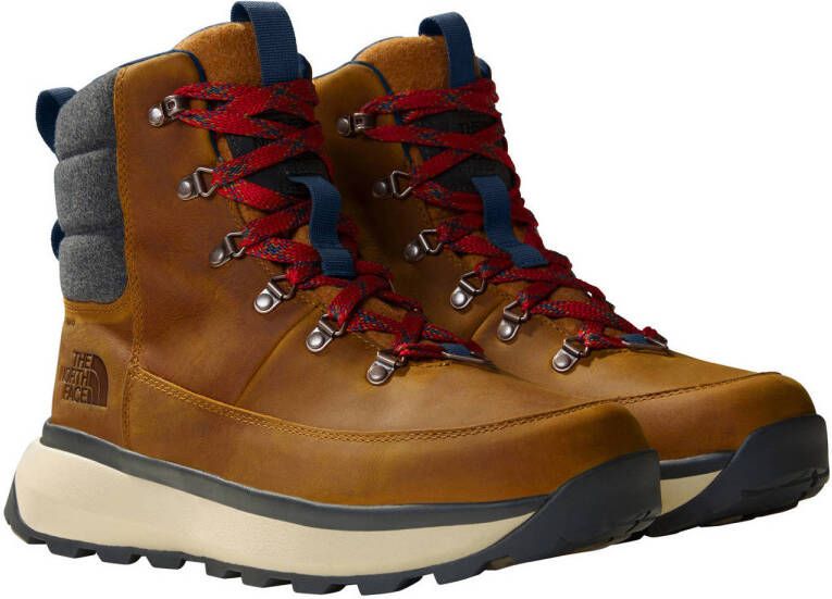 The North Face Bergen Leather winter wandelschoenen Bergen Leather cognac blauw