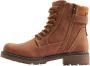 Tom Tailor gevoerde veterboots cognac - Thumbnail 2