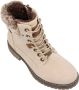 Tom Tailor gevoerde veterboots licht beige - Thumbnail 3