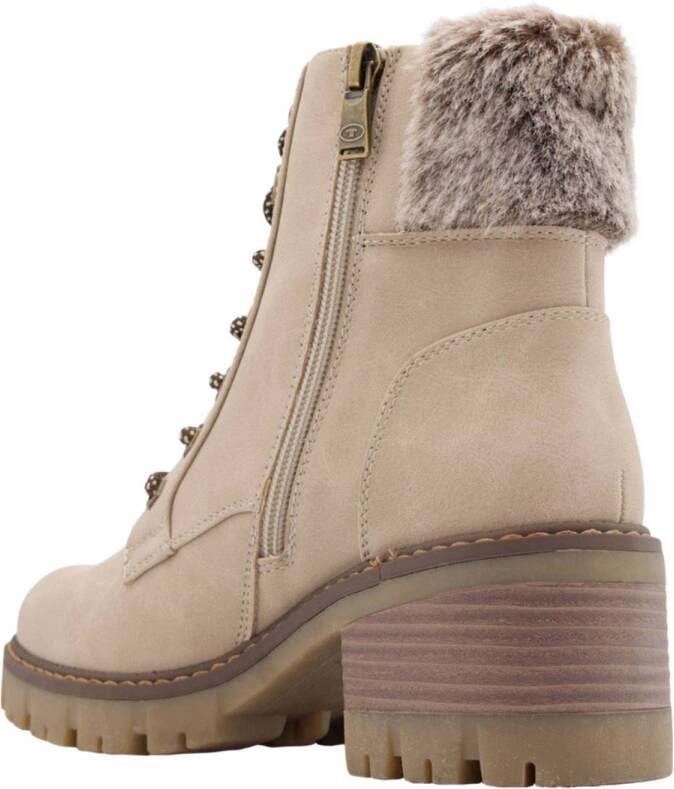 Tom Tailor veterboots lichtbeige