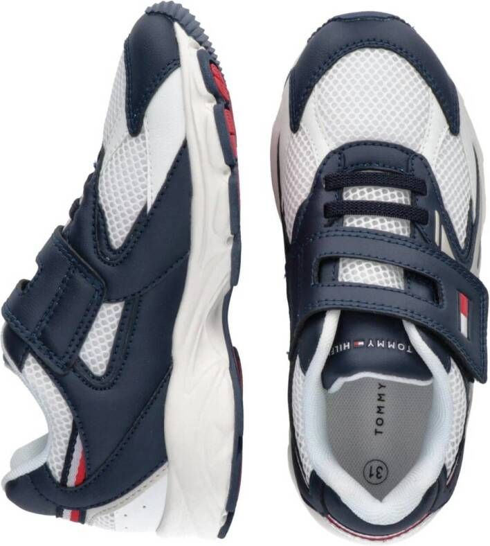 Tommy Hilfiger chunky sneakers wit donkerblauw