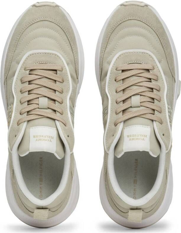 Tommy Hilfiger chunky suède sneakers beige