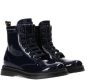 Tommy Hilfiger lak veterboots donkerblauw 28 | Enkelboot van - Thumbnail 1