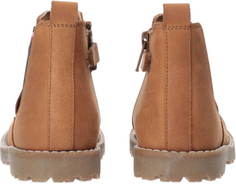 Tommy Hilfiger leren chelsea boots camel