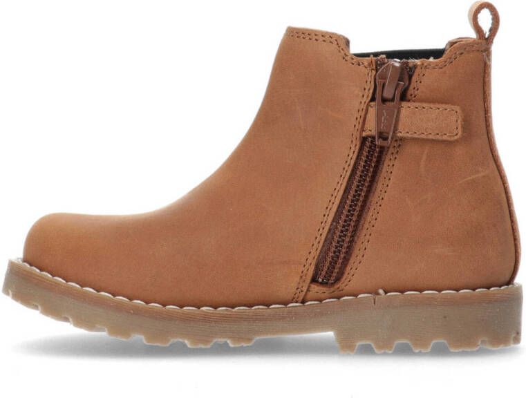 Tommy Hilfiger leren chelsea boots camel