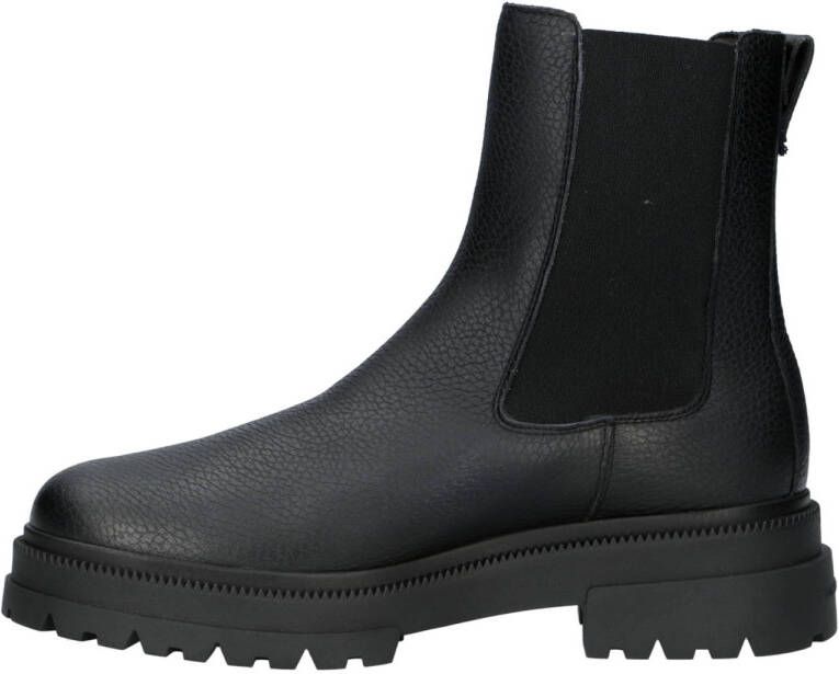 Tommy Hilfiger leren chelsea boots zwart