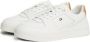 Tommy Hilfiger Essential Basket Sneaker Wit Leer White Dames - Thumbnail 4