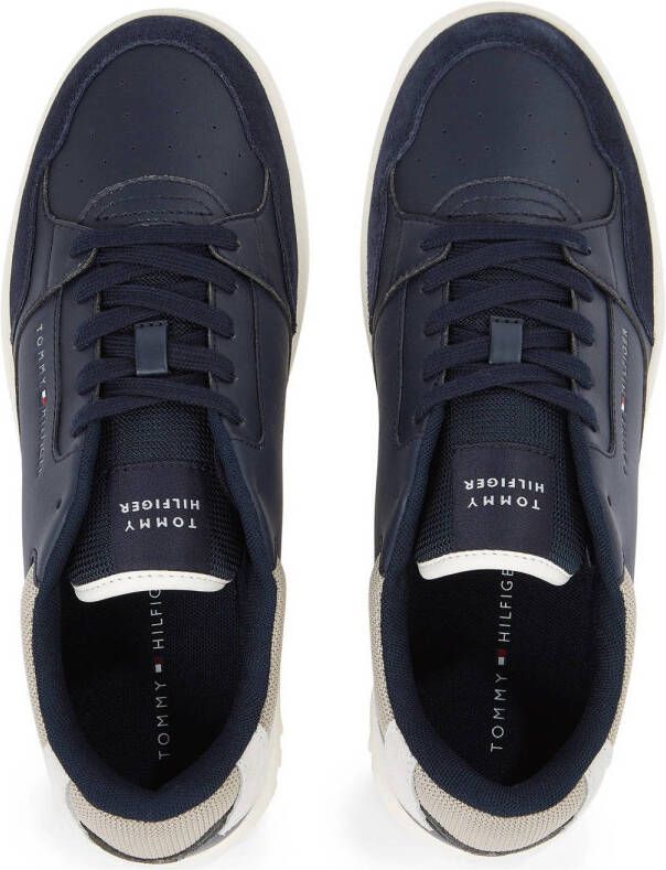 Tommy Hilfiger leren sneakers blauw