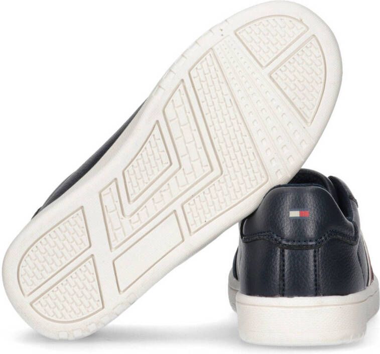 Tommy Hilfiger leren sneakers donkerblauw