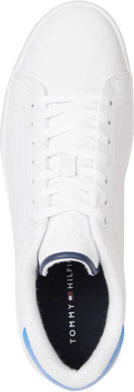 Tommy Hilfiger leren sneakers wit blauw