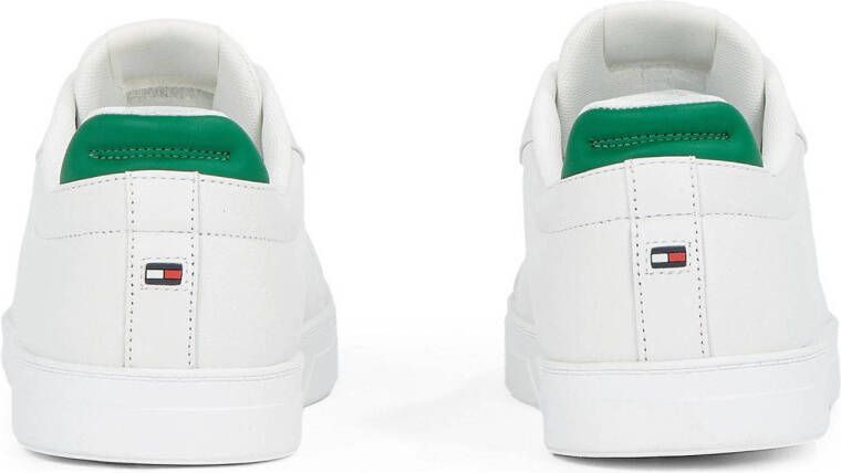 Tommy Hilfiger leren sneakers wit groen