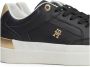 Tommy Hilfiger leren sneakers zwart - Thumbnail 3