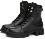 Tommy Hilfiger Bikerboots LACE-UP BIKER LEATHER blokhak veterschoenen enkellaars met gepolsterde schacht - Thumbnail 4