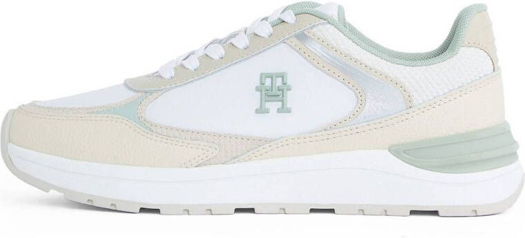 Tommy Hilfiger sneakers beige lichtgroen