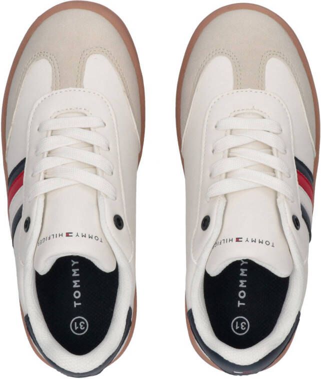 Tommy Hilfiger sneakers ecru blauw rood